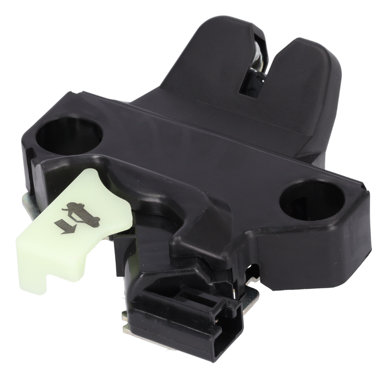 Achterklepslot met stelelement