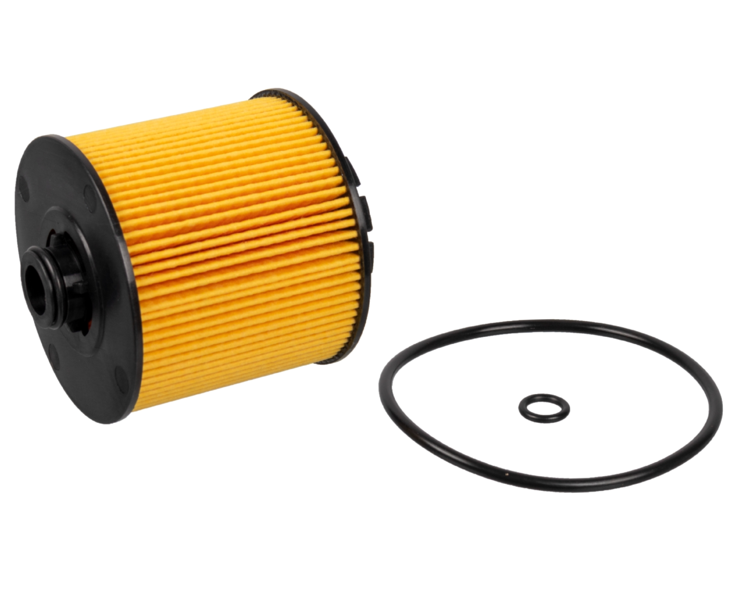 Oliefilter met afdichtringen