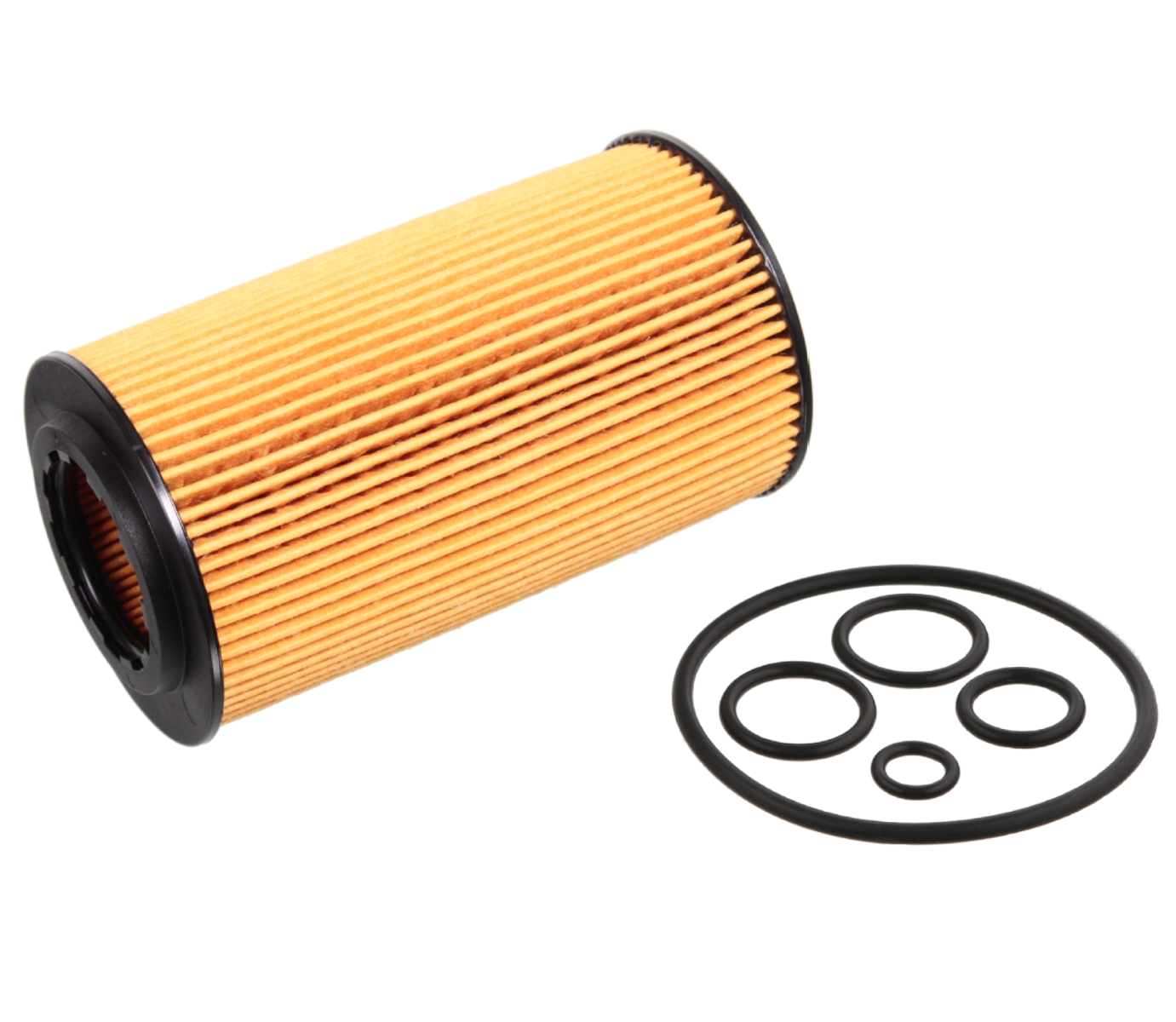 Oliefilter met afdichtringen