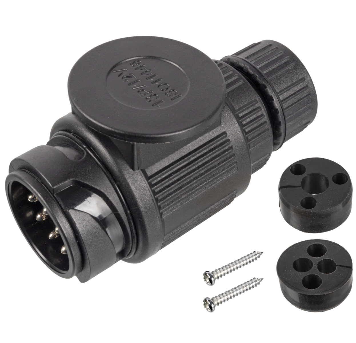 Aanhangerstekker met schroefverbinding