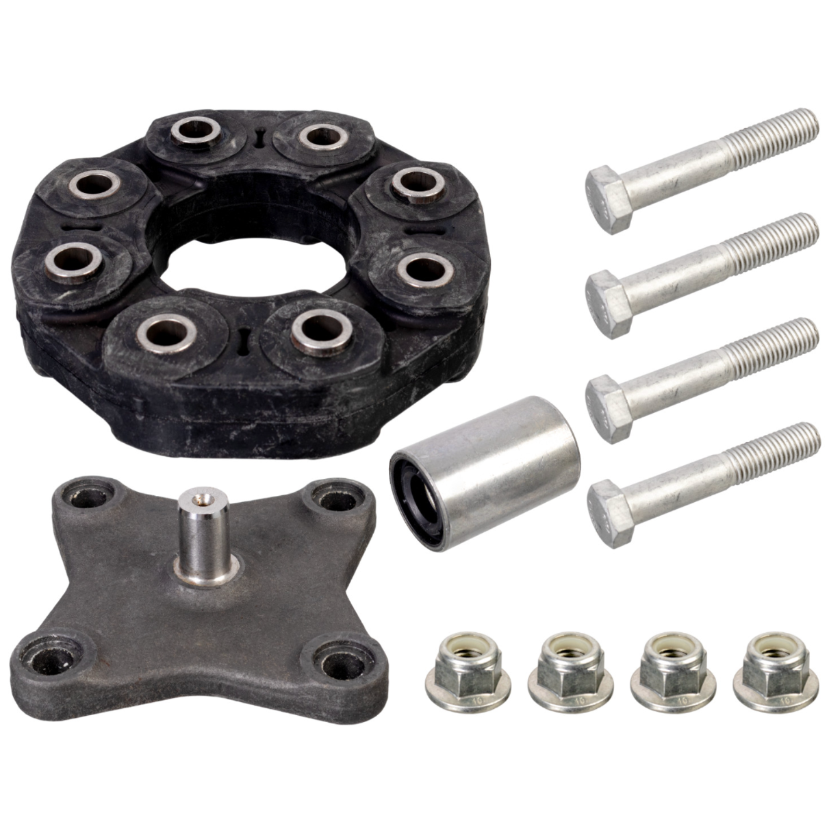 Rep. Set Hardyschijf/Rubber Askoppeling voor cardanas