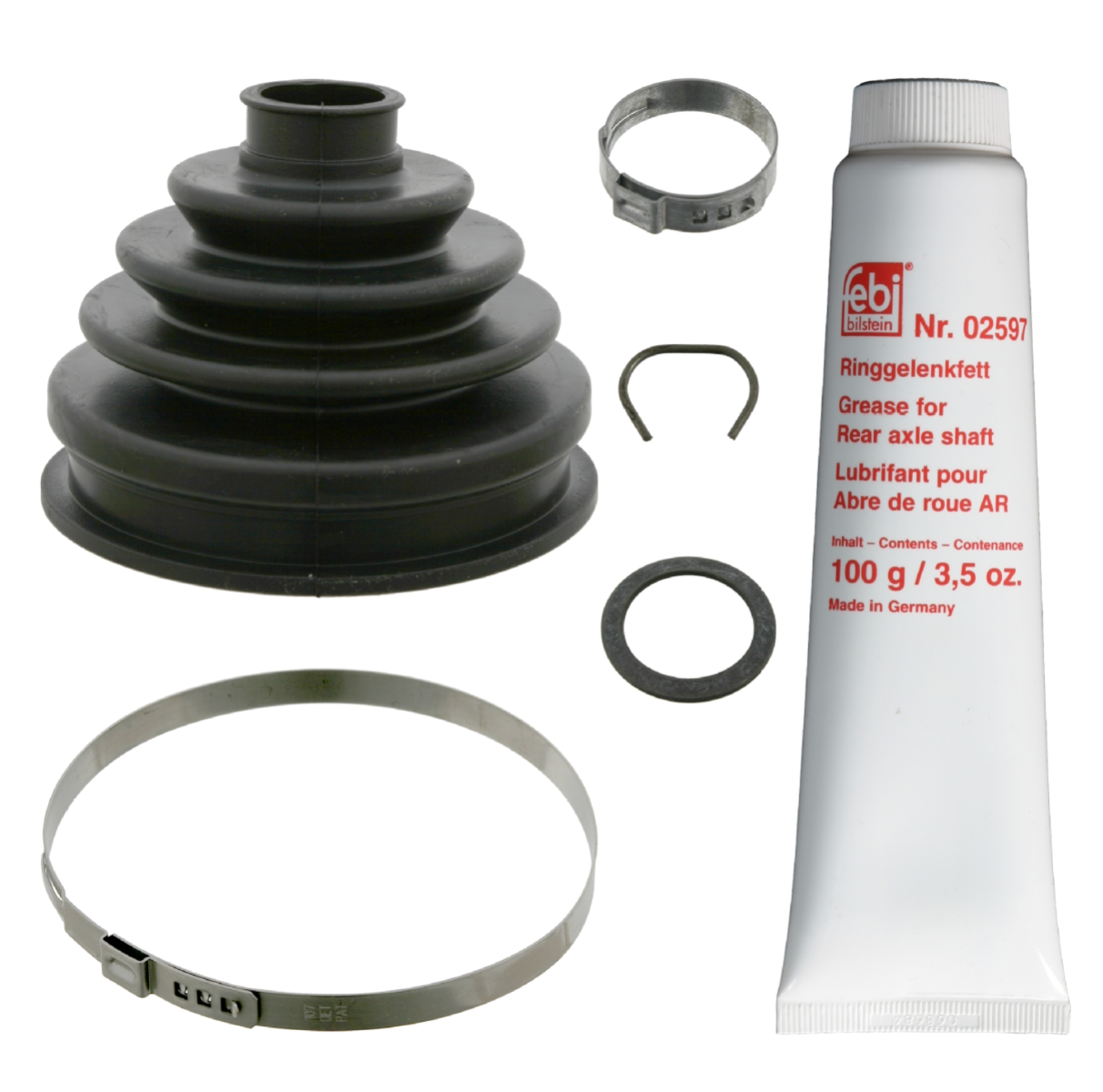 Set Asmanchetten (Vooras, aandrijfkant)