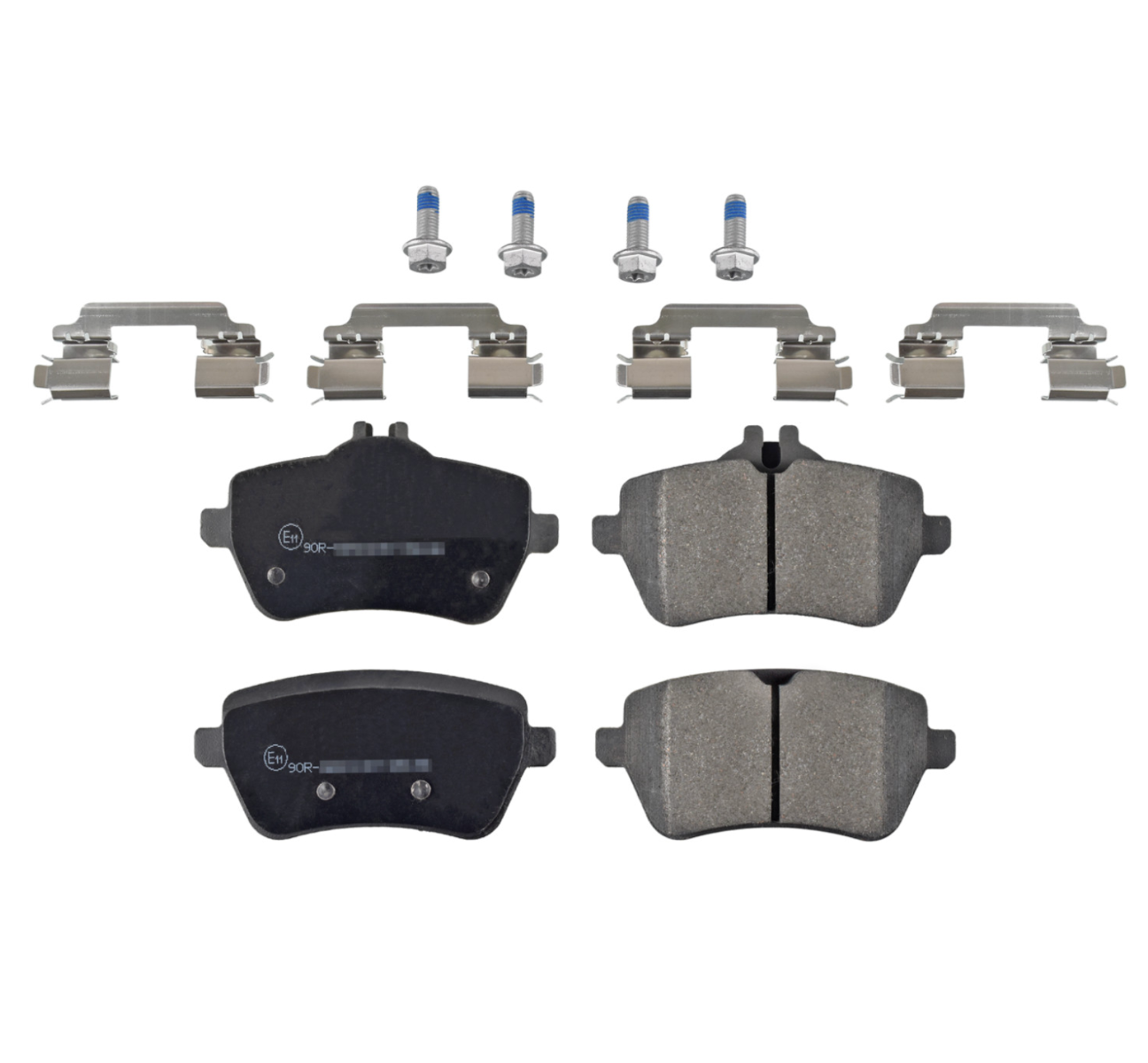 Remblokkenset met bevestigingsmateriaal