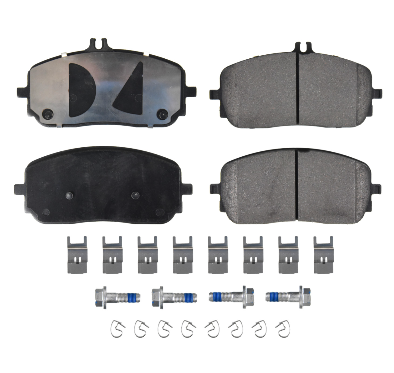 Remblokkenset met bevestigingsmateriaal