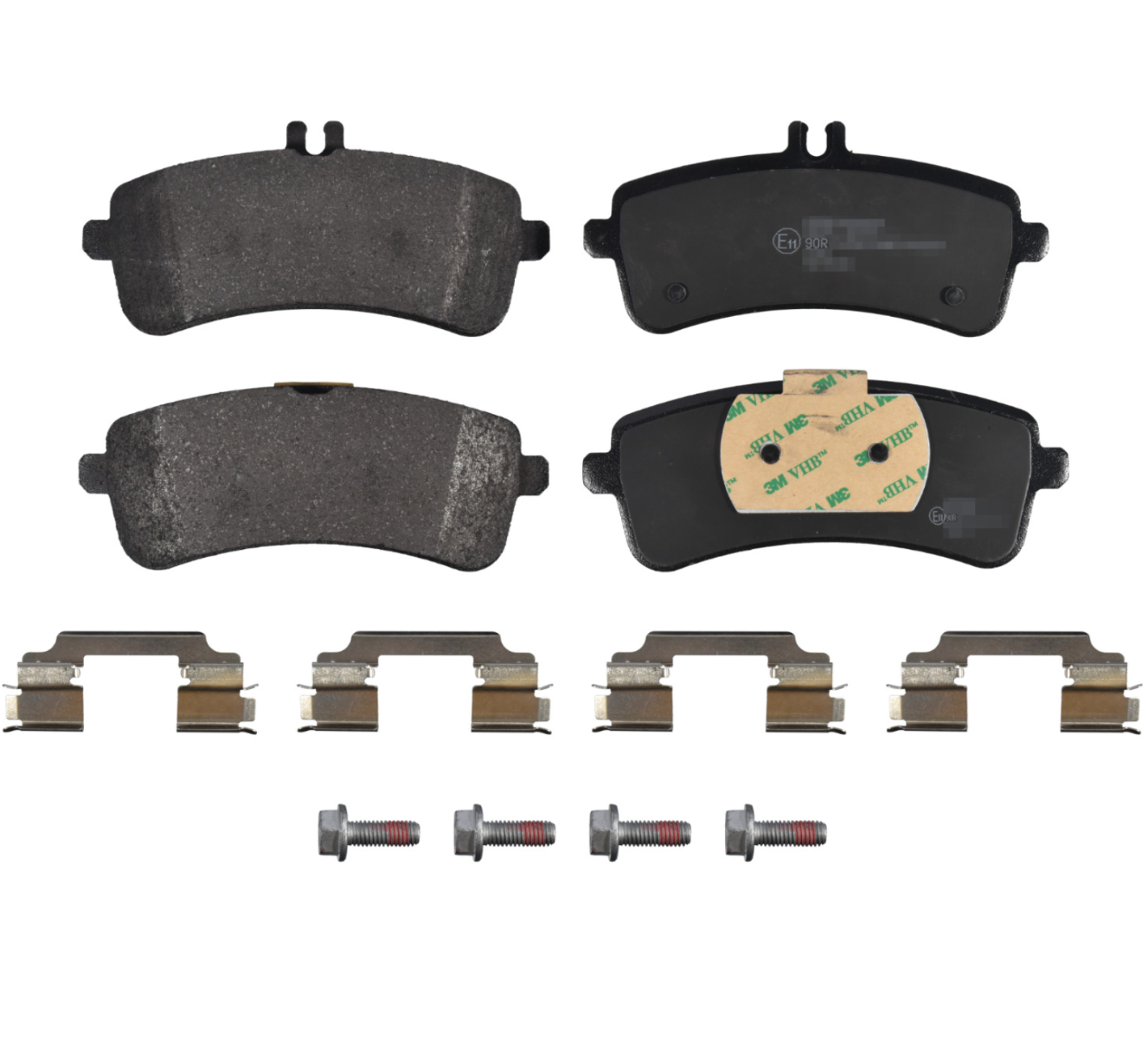 Remblokkenset met montagemateriaal