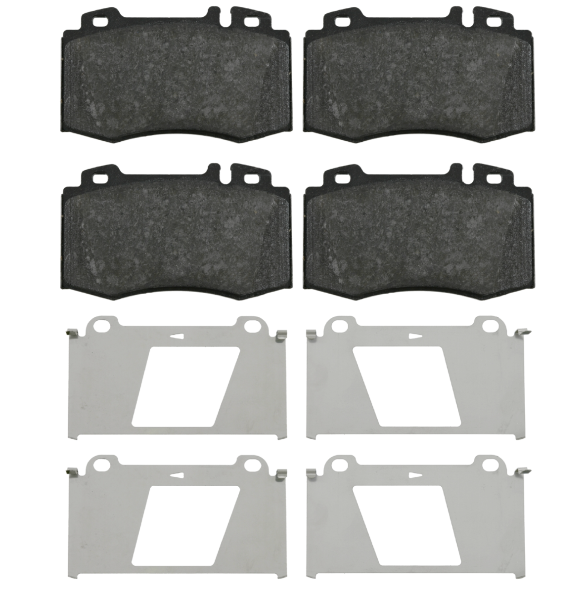 Remblokkenset met bevestigingsmateriaal (Vooras)
