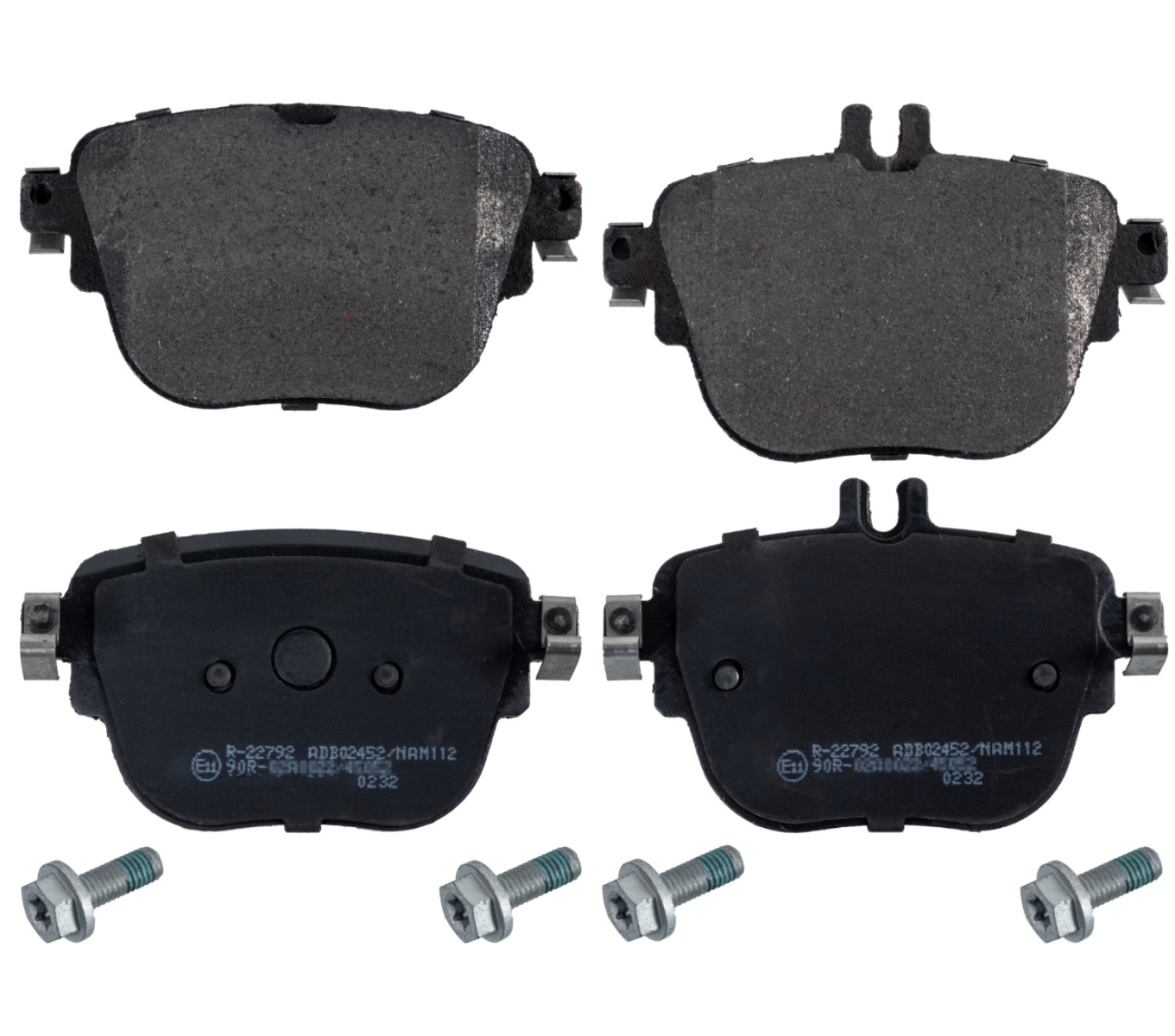 Remblokkenset met schroeven