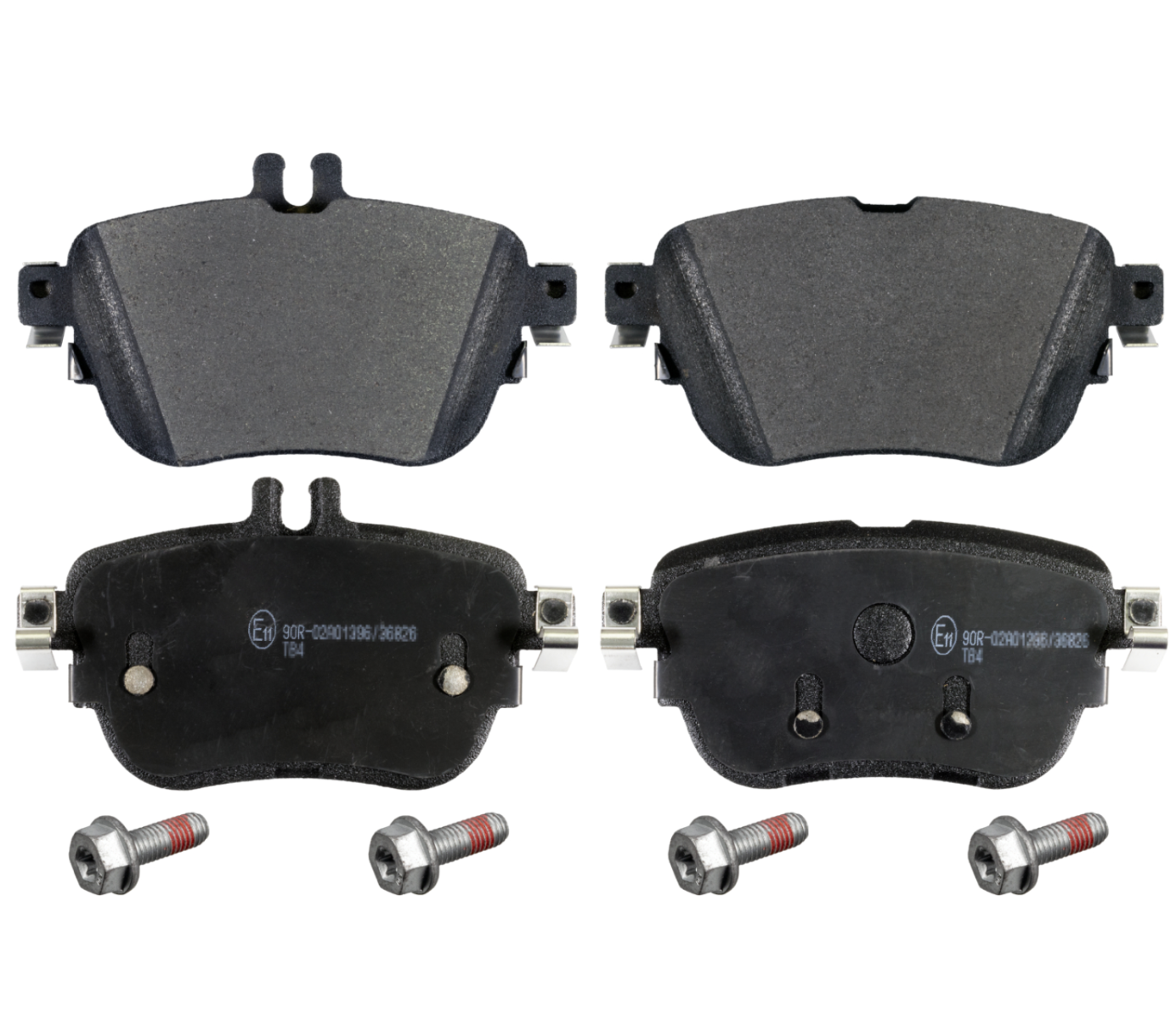 Remblokkenset met schroeven (Achteras)