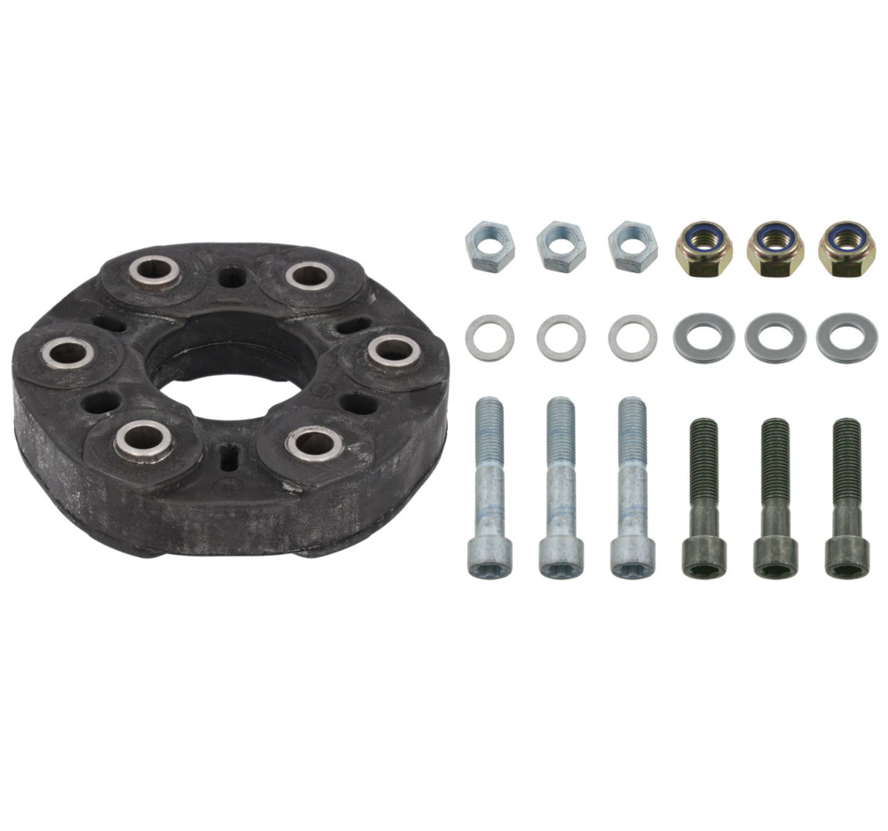 Rep. Set Hardyschijf/Rubber Askoppeling voor cardanas