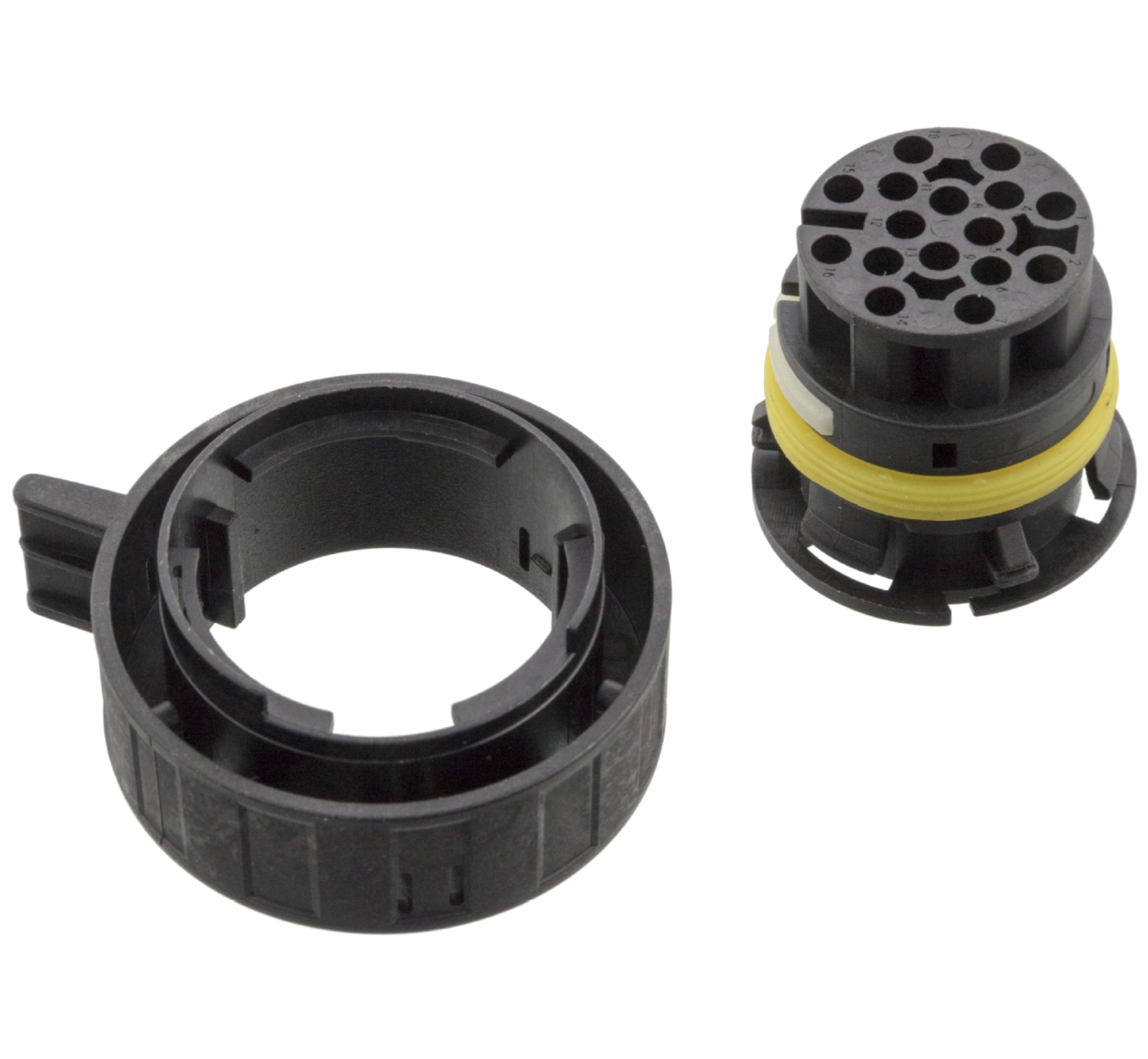 Stekkerbehuizing voor stekkerhouder, stuureenheid