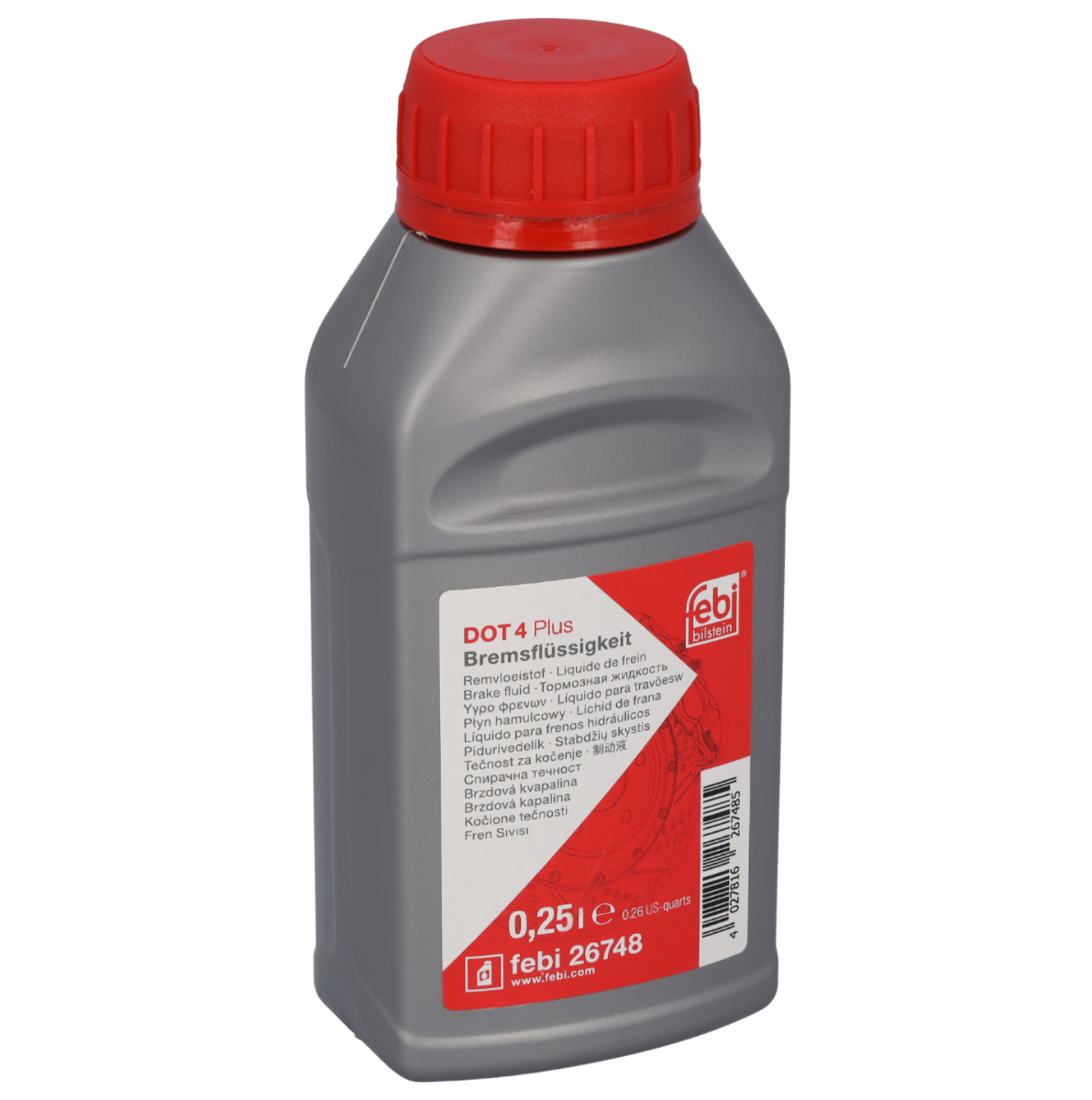 Remvloeistof DOT4 Plus (24st van 0.25L)