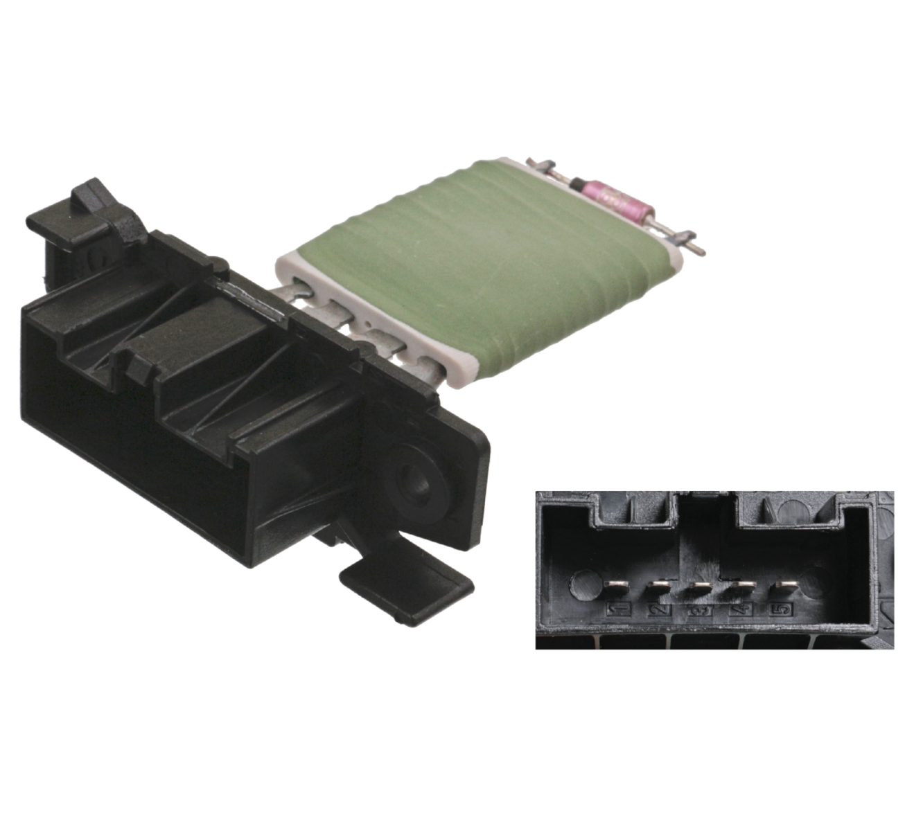 Weerstand voor interieurventilator